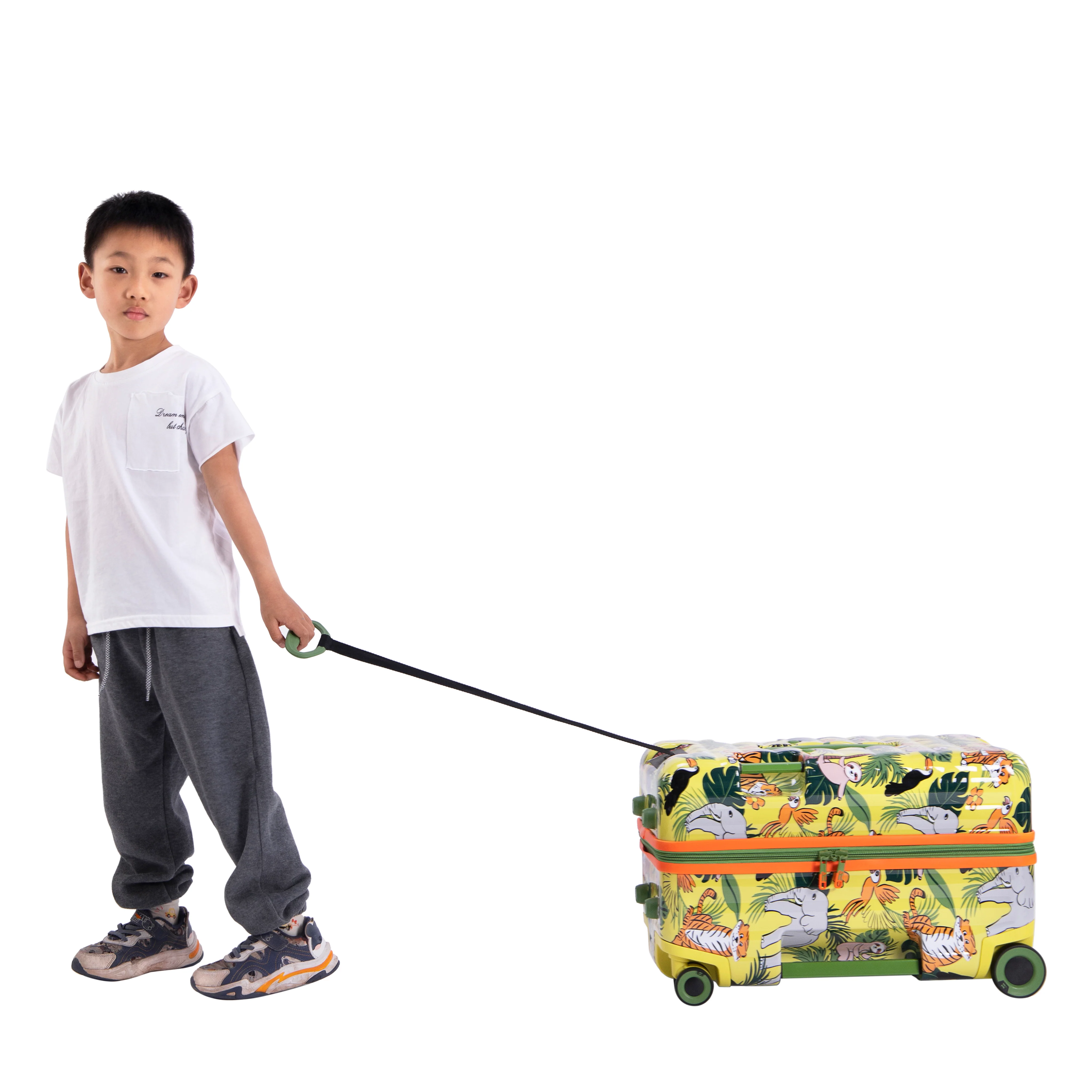 Trunkryder - Kids Ride-On Suitcase (Jungle Animals) - Image 6