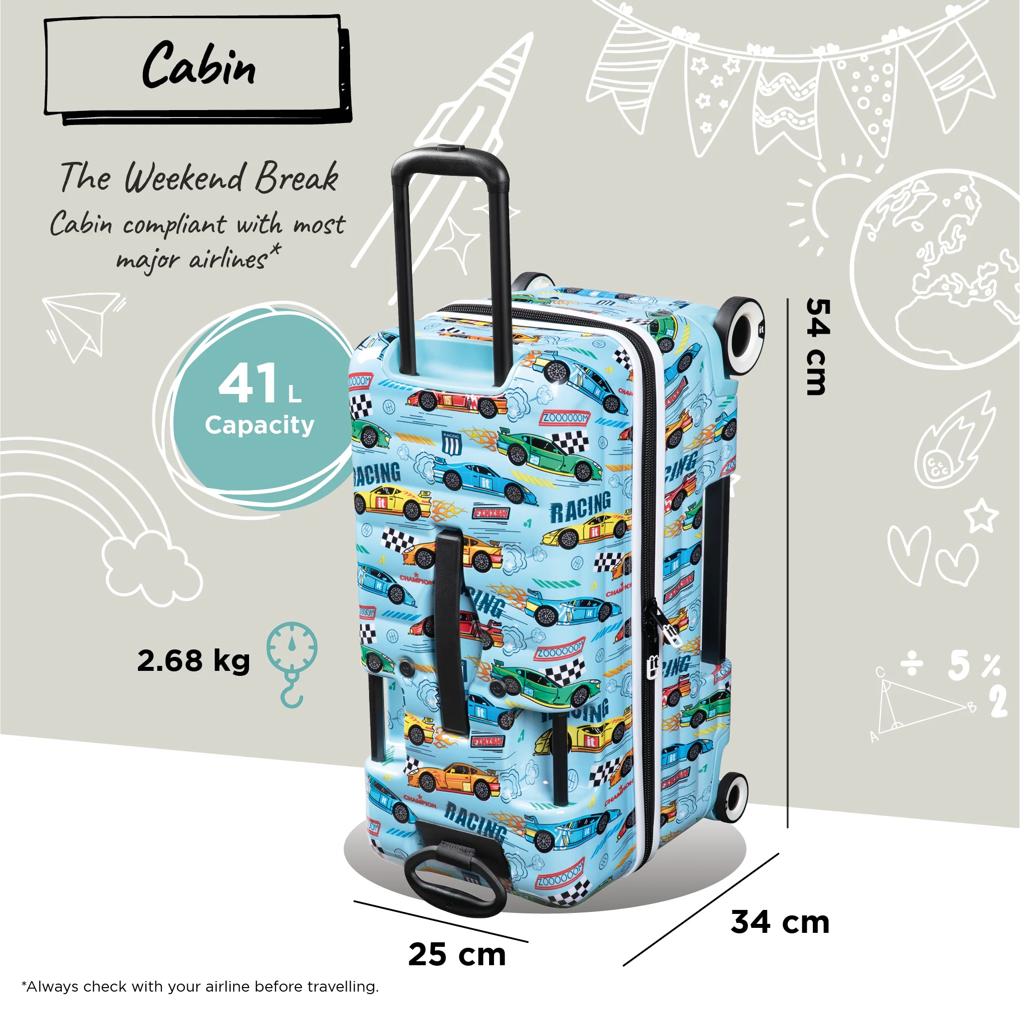 Trunkryder - Kids Ride-On Suitcase (Race Car) - Image 15