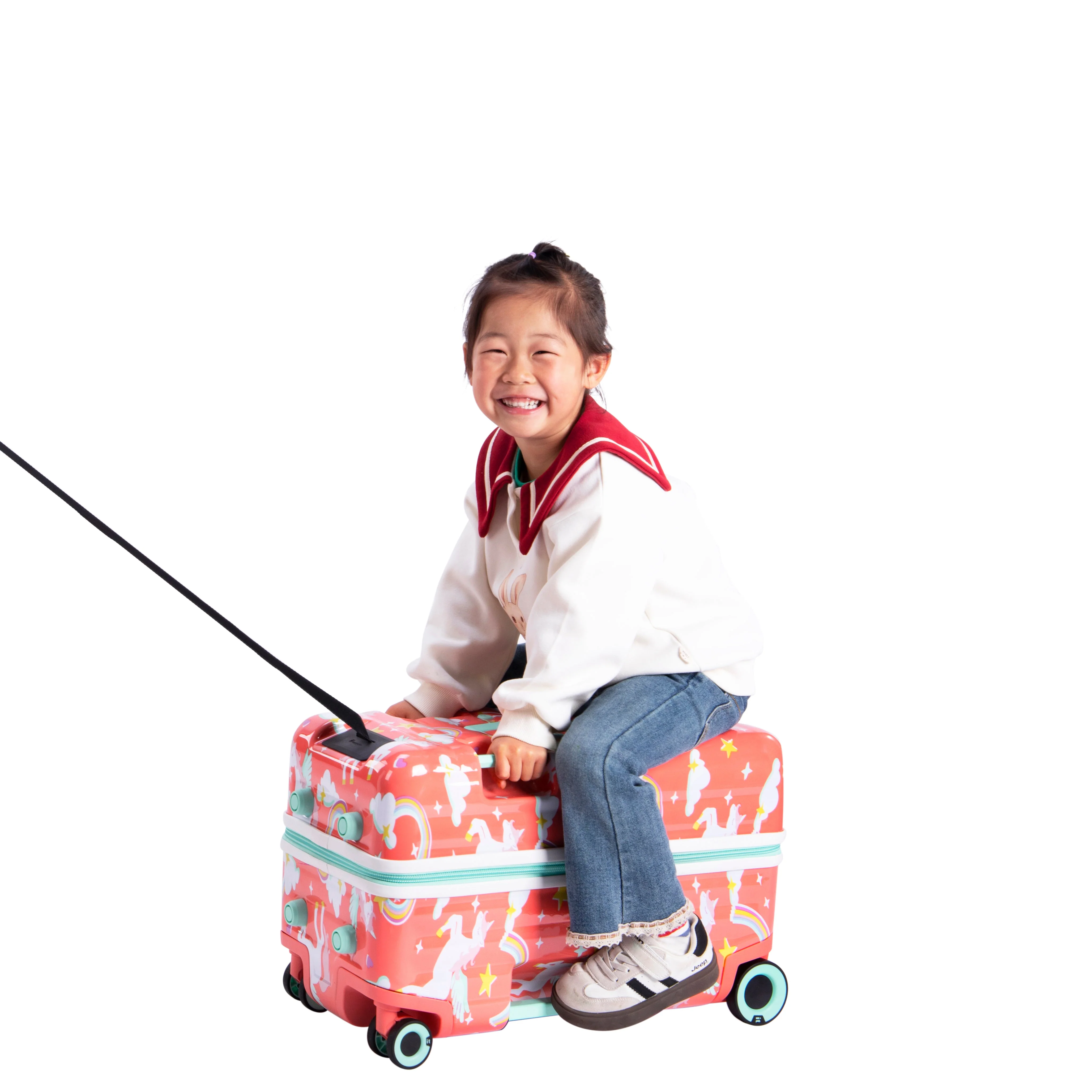 Trunkryder - Kids Ride-On Suitcase (Unicorns) - Image 2
