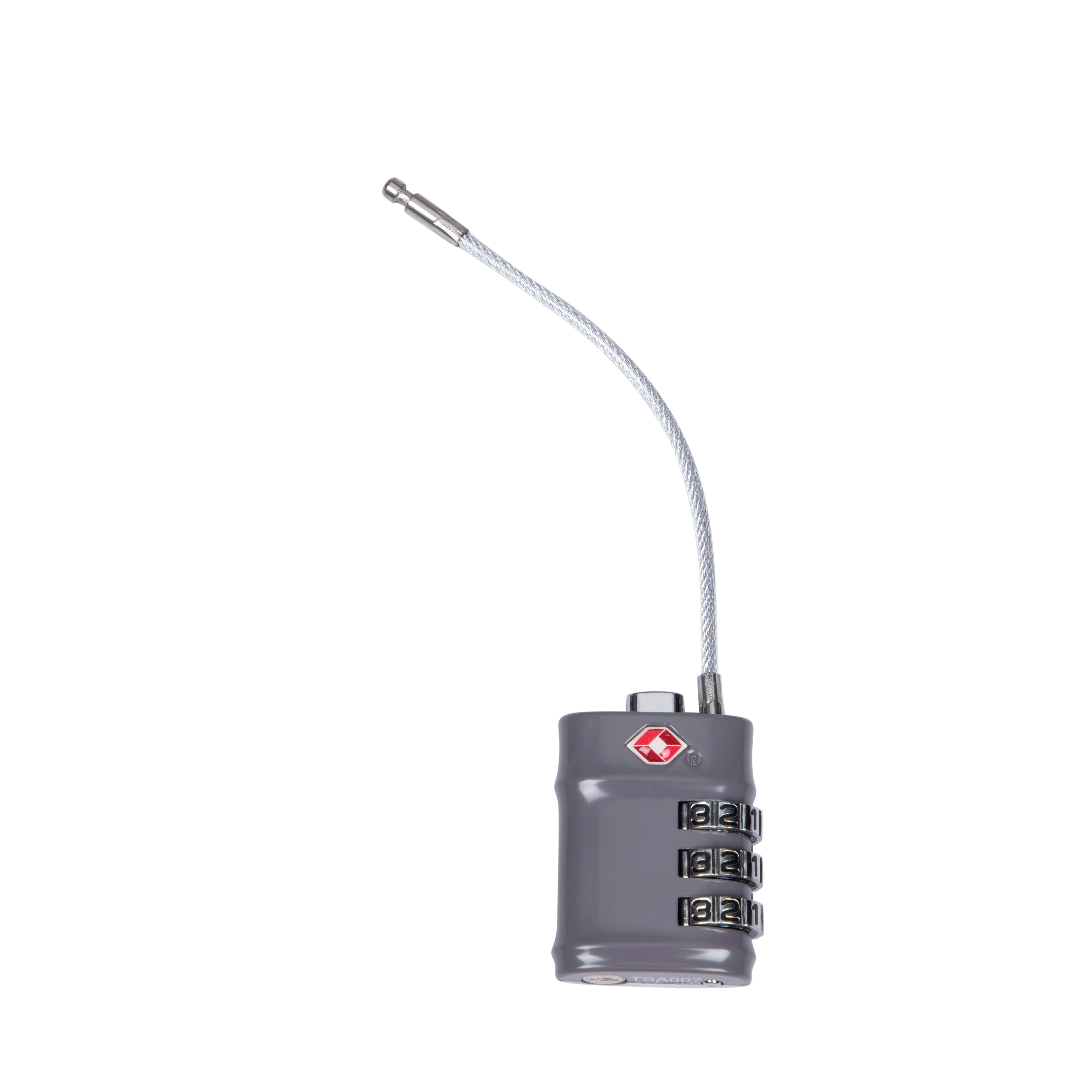 TSA Combination Lock with Steel Cable (Volcanic Glass) - Image 4